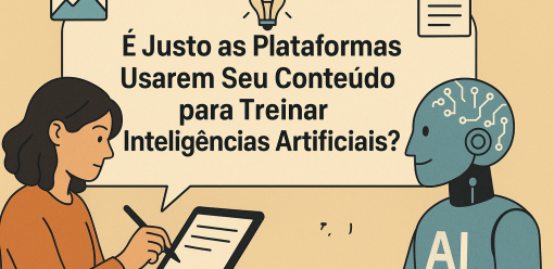 É Justo as Plataformas Usarem Seu Conteúdo para Treinar Inteligências Artificiais?