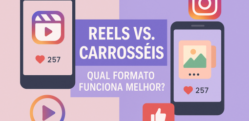 Reels vs. Carrosséis no Instagram: Qual formato funciona melhor?