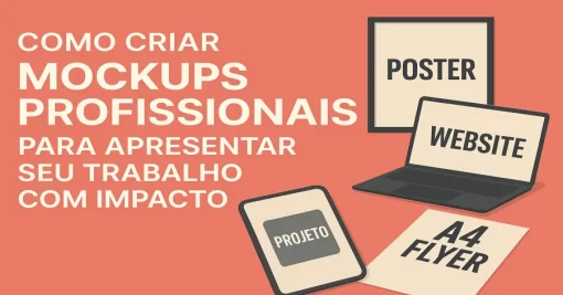 Como Criar Mockups Profissionais para Apresentar Seu Trabalho com Impacto