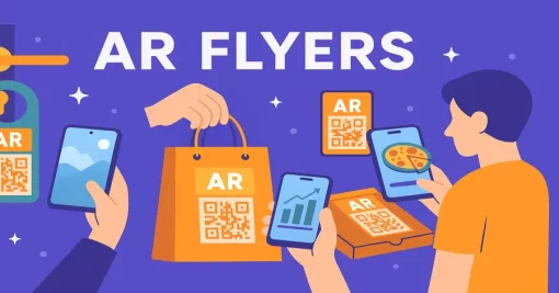 AR Flyers: Táticas direcionadas usando sacolas, caixas e cabides