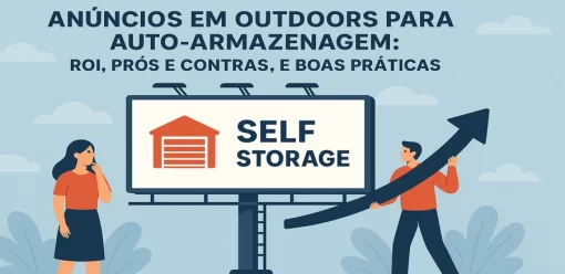 Anúncios em outdoors para auto-armazenagem: ROI, prós e contras, e boas práticas