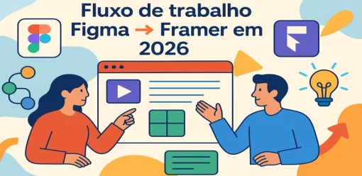 Fluxo de trabalho Figma → Framer em 2026: o que há de novo e o que ficou mais rápido