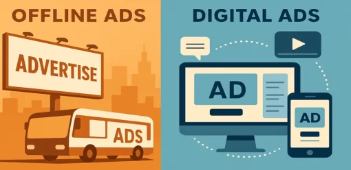 Quando os Anúncios Offline Fazem Sentido e Por Que o Digital Continua Dominando
