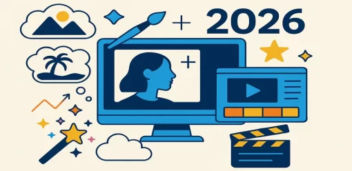 Apresentando as versões 2026 dos editores de fotos e vídeos: edição rápida, fácil e divertida