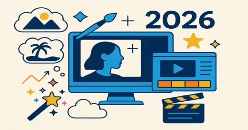 Apresentando as versões 2026 dos editores de fotos e vídeos: edição rápida, fácil e divertida