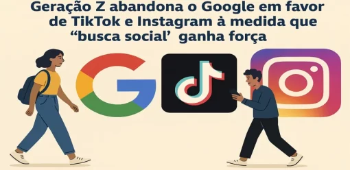 Geração Z abandona o Google em favor de TikTok e Instagram à medida que a “busca social” ganha força