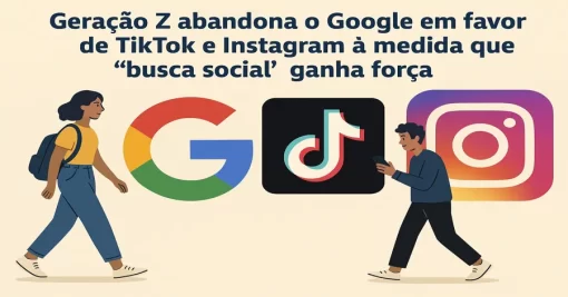 Geração Z abandona o Google em favor de TikTok e Instagram à medida que a “busca social” ganha força