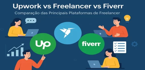 Upwork vs Freelancer vs Fiverr — Comparação das Principais Plataformas de Freelancer