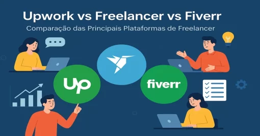 Upwork vs Freelancer vs Fiverr — Comparação das Principais Plataformas de Freelancer
