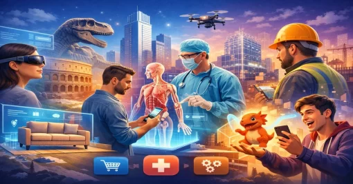 Exemplos de Realidade Aumentada: usos no mundo real para diversas indústrias