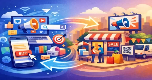 Como o Marketing Online e Offline Funcionam Juntos para Campanhas Poderosas