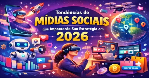 Tendências de Mídias Sociais que Impactarão Sua Estratégia em 2026