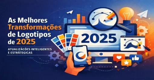 As Melhores Transformações de Logotipos de 2025: Atualizações Inteligentes e Estratégicas