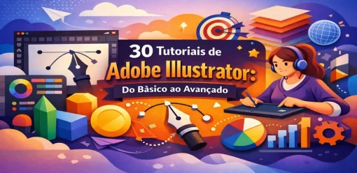 30 Tutoriais Incríveis de Adobe Illustrator: Do Básico ao Avançado