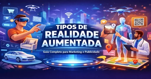 Tipos de Realidade Aumentada (AR): Guia Completo com Exemplos e Aplicações no Marketing