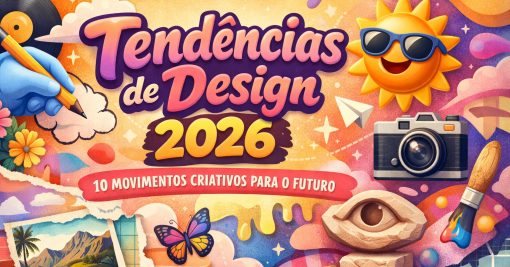 Tendências de Design para 2026: 10 movimentos que vão dominar o visual digital