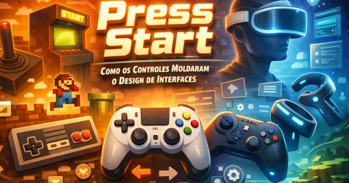 Pressione Start: Como os controles moldaram o design de videogames — e para onde as interfaces estão indo