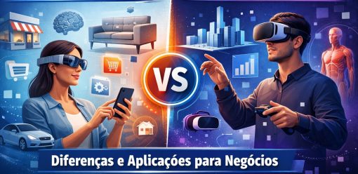 Realidade Aumentada vs Realidade Virtual: Diferenças e Aplicações para Negócios