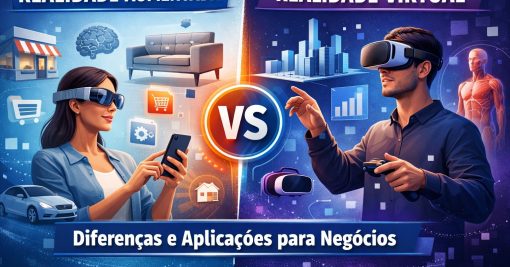 Realidade Aumentada vs Realidade Virtual: Diferenças e Aplicações para Negócios