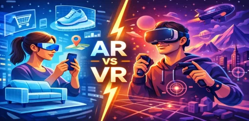 Realidade Aumentada vs. Realidade Virtual: Diferenças, Aplicações e Impactos no Marketing