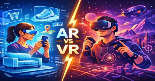Realidade Aumentada vs. Realidade Virtual: Diferenças, Aplicações e Impactos no Marketing