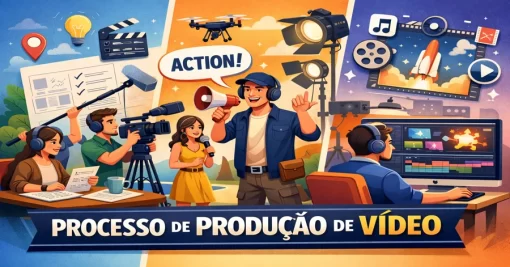 Processo de Produção de Vídeo: Guia Completo para Criar Conteúdos Profissionais