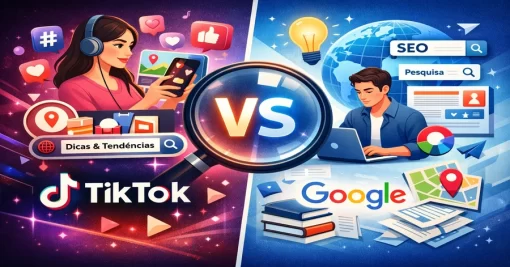 TikTok é melhor que o Google para buscas?