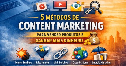5 Métodos de Content Marketing para Vender Produtos e Ganhar Mais Dinheiro