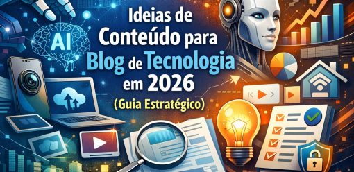 Ideias de Conteúdo para Blog de Tecnologia em 2026 (Guia Estratégico)
