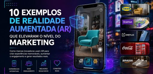 10 exemplos de realidade aumentada que elevaram o nível do marketing