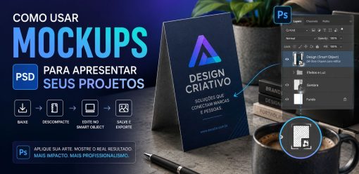Como usar mockups PSD para apresentar seus projetos