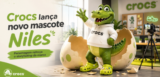 Crocs lança novo mascote Niles para ampliar o brand storytelling