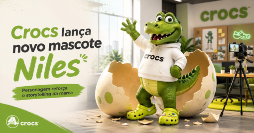 Crocs lança novo mascote Niles para ampliar o brand storytelling