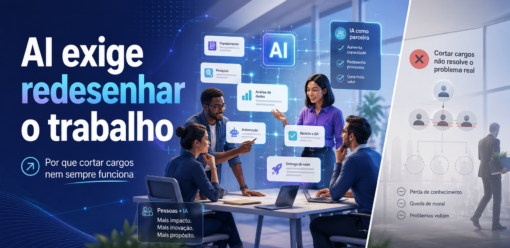 Transformação com IA exige redesenhar o trabalho, não cortar cargos
