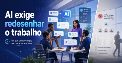 Transformação com IA exige redesenhar o trabalho, não cortar cargos