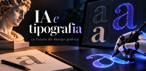 O dilema da IA no design gráfico: como buscar excelência em tipografia e além