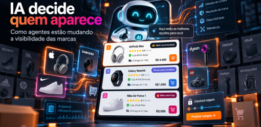 Como agentes de IA estão redesenhando o poder de mercado e a visibilidade das marcas
