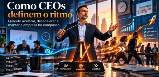 Como CEOs definem o ritmo das empresas