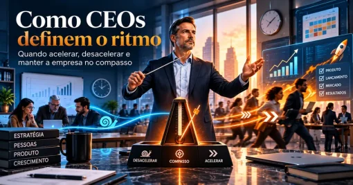 Como CEOs definem o ritmo das empresas