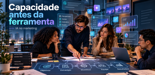 Lidere a capacidade, não a ferramenta de IA da semana