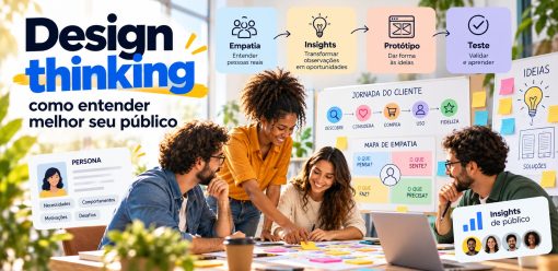O que é design thinking e como usá-lo para entender seu público?