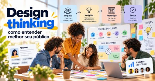 O que é design thinking e como usá-lo para entender seu público?