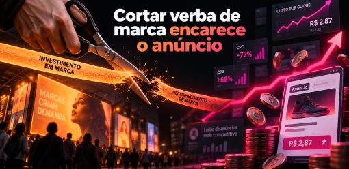 Por que cortar a verba de marca encarece o seu anúncio online