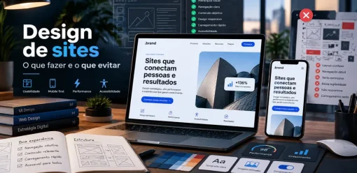 O que fazer e o que evitar no design de sites: boas práticas para 2026