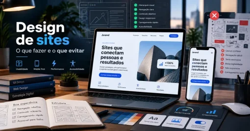 O que fazer e o que evitar no design de sites: boas práticas para 2026