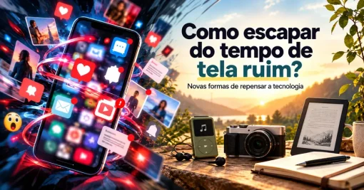 Como escapar do tempo de tela ruim?